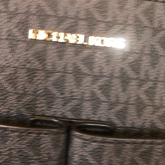 Jet Set Michael Kors new w/tags; black icon pebble leather 2 front slip pockets - Picture 10 of 13